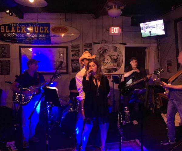 Live Band at the Black Duck